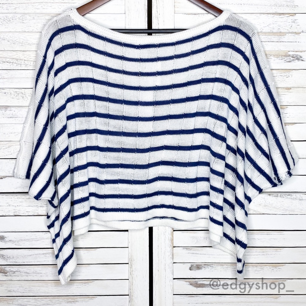 LF | Millau Crop Boxy S/S Striped Sweater - Picture 3 of 7